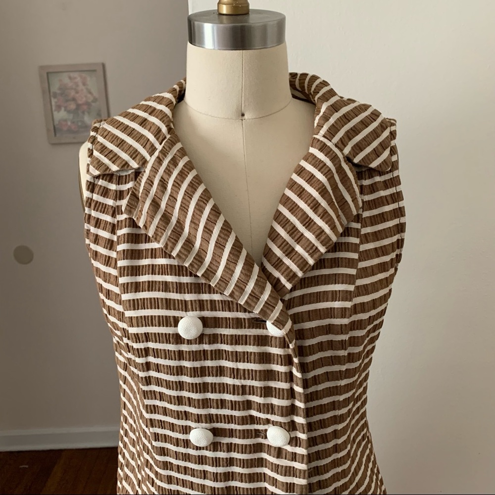 1950/60s Julie Miller Striped Dress